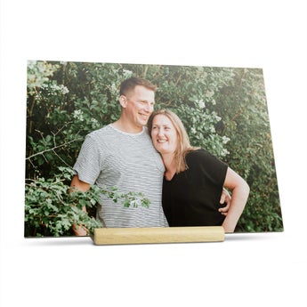 Personalised wooden Valentines card - landscape Personalised wooden Valentines card - landscape
