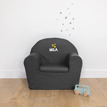 Personalised children's chair - Grey Personalised children's chair - Grey