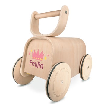 Wooden car push-along toy 3-in-1 Product photo for Wooden car push-along toy 3-in-1