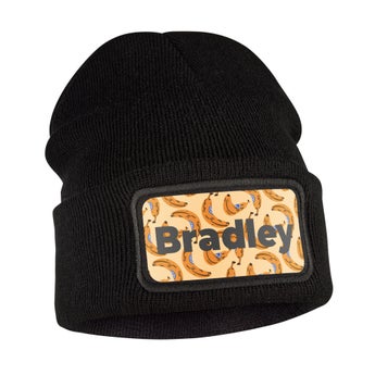 Custom beanie - Black Custom beanie - Black
