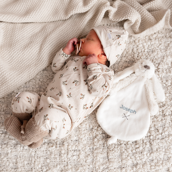 Personalised Rabbit Richie baby tuttle - Ivory Personalised Rabbit Richie baby tuttle - Ivory